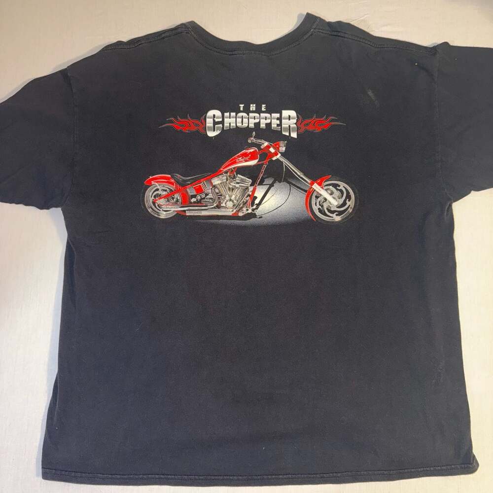 Vintage Snap-On The Chopper Motorcycle Graphic T-Shirt